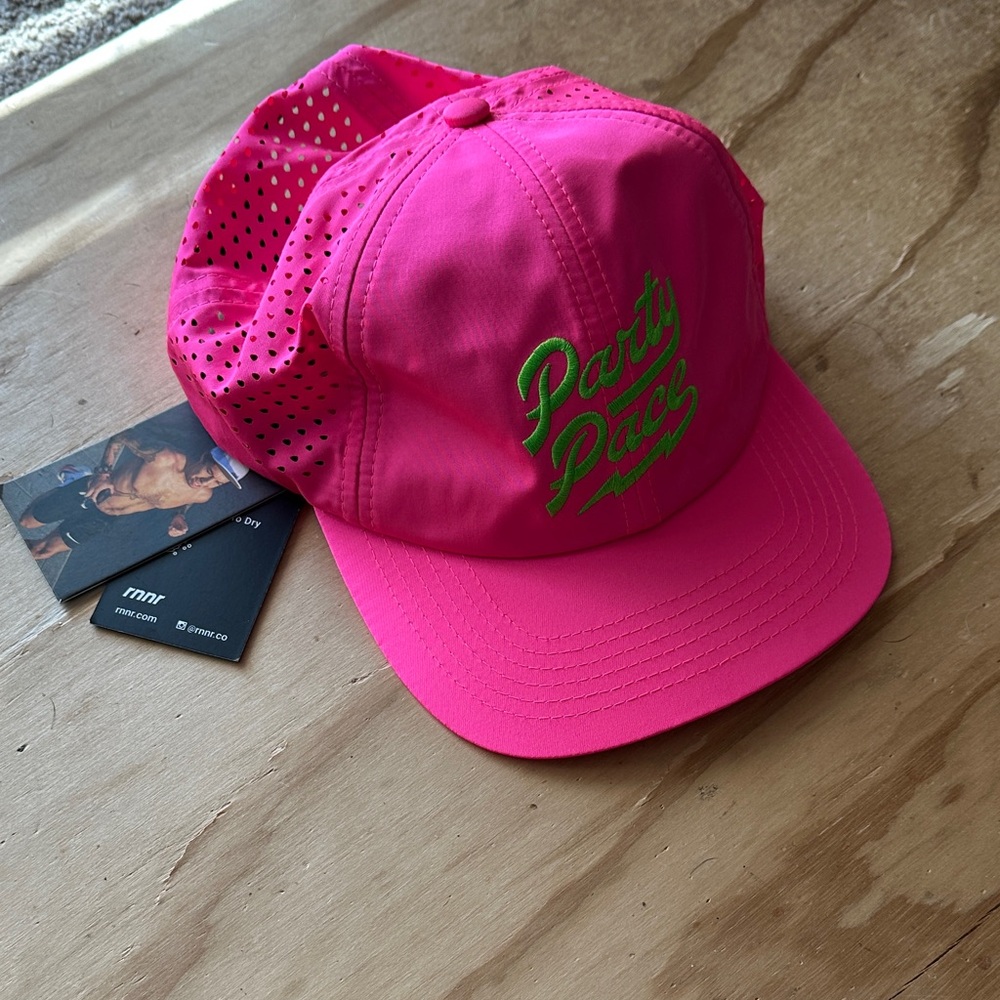 RNNR Pink Party Pace Crew Hat NEW! 56cm Rnnr!